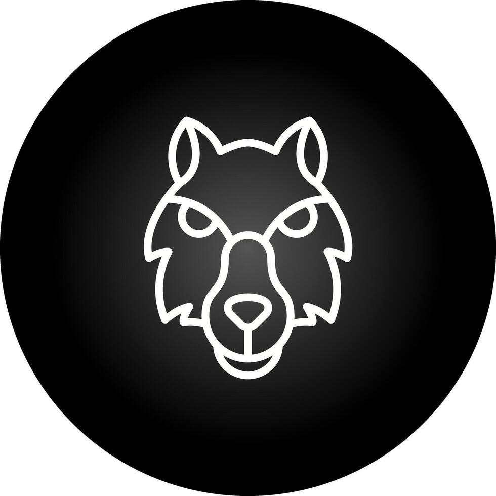 Wolf-Vektor-Symbol vektor