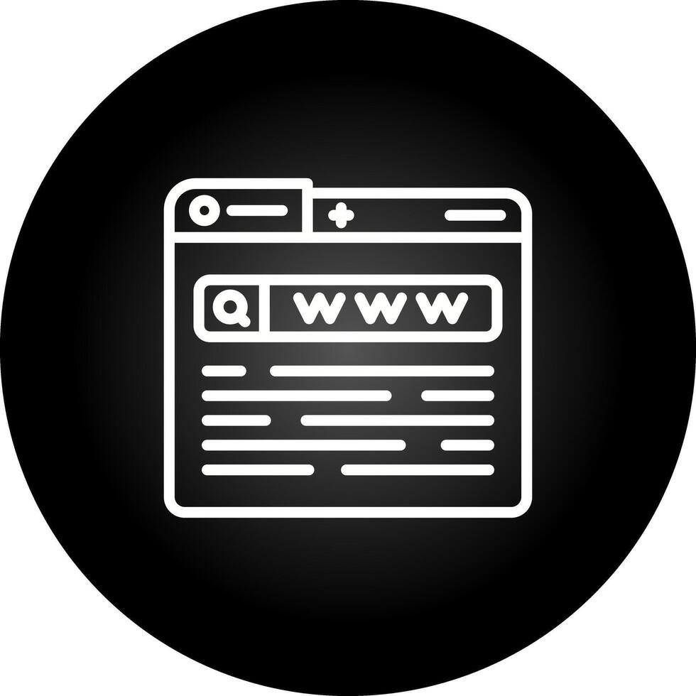 World Wide Web-Vektorsymbol vektor