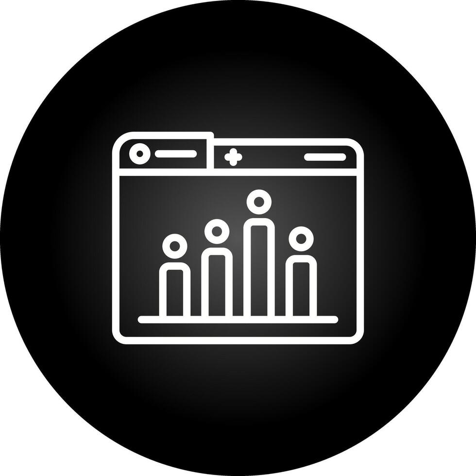 Diagrammvektorsymbol vektor