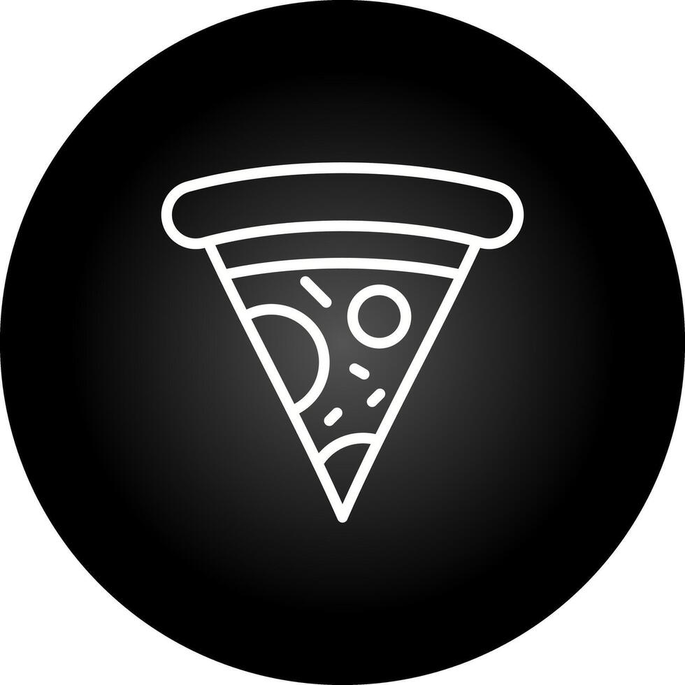 Pizza-Vektor-Symbol vektor