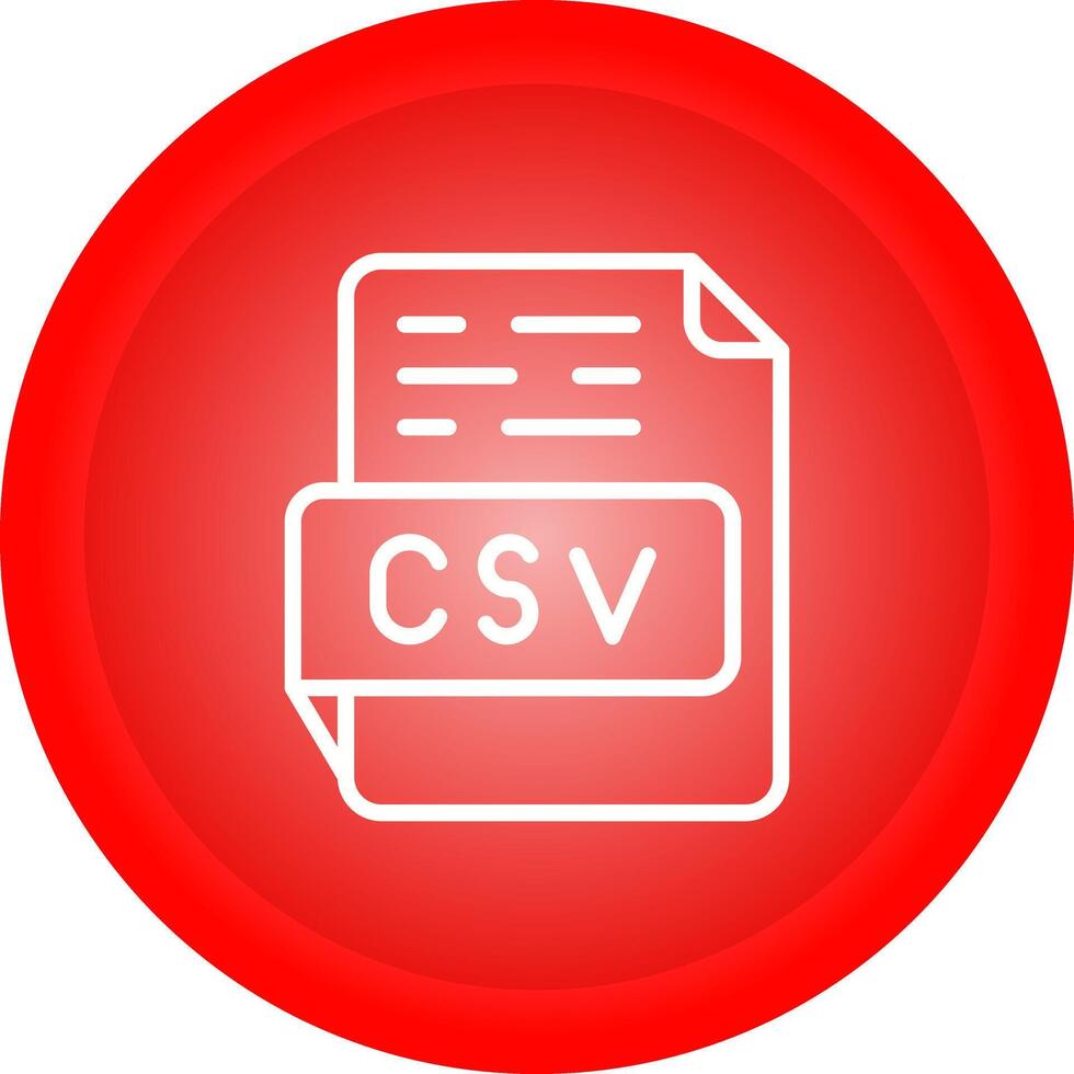 csv-Vektorsymbol vektor