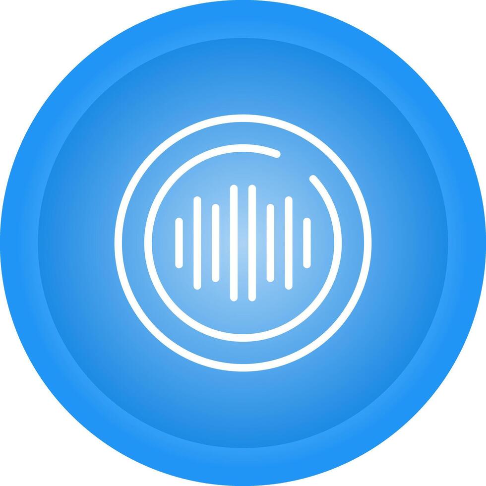 Audio- Spektrum Kreis Vektor Symbol