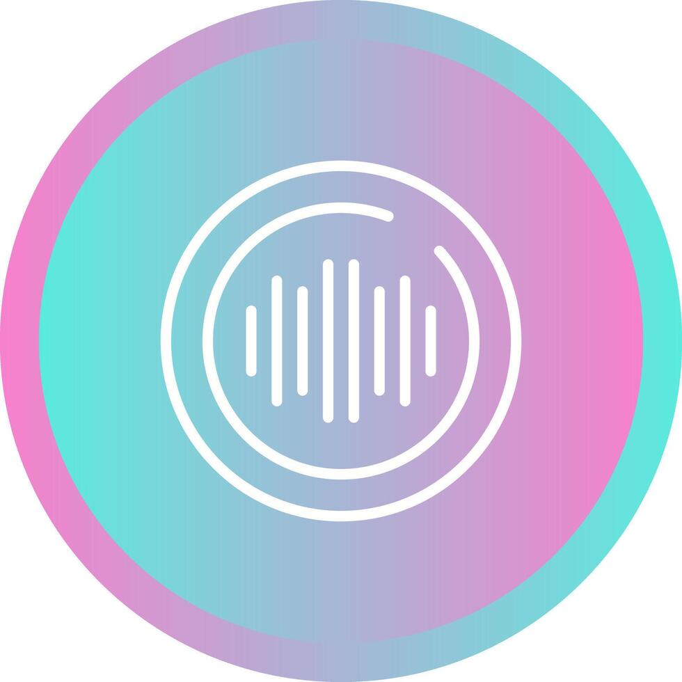 Audio- Spektrum Kreis Vektor Symbol