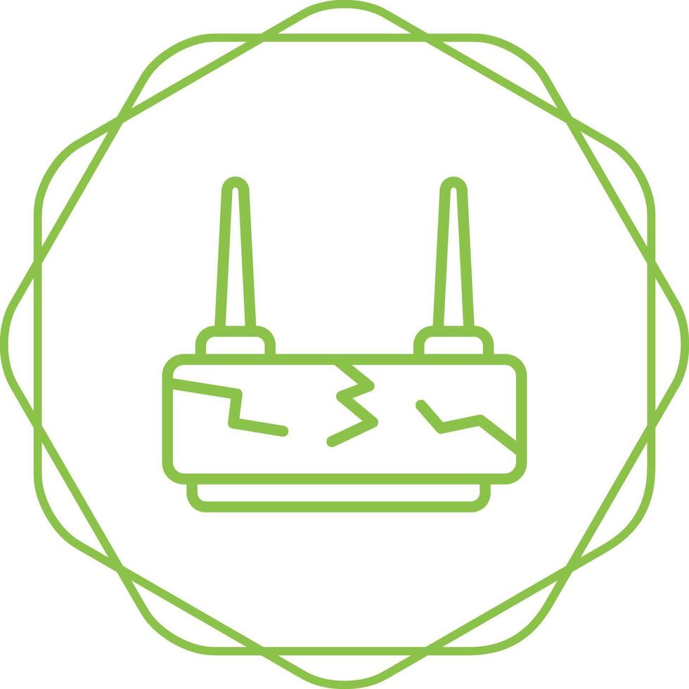 Router-Gerätevektorsymbol vektor