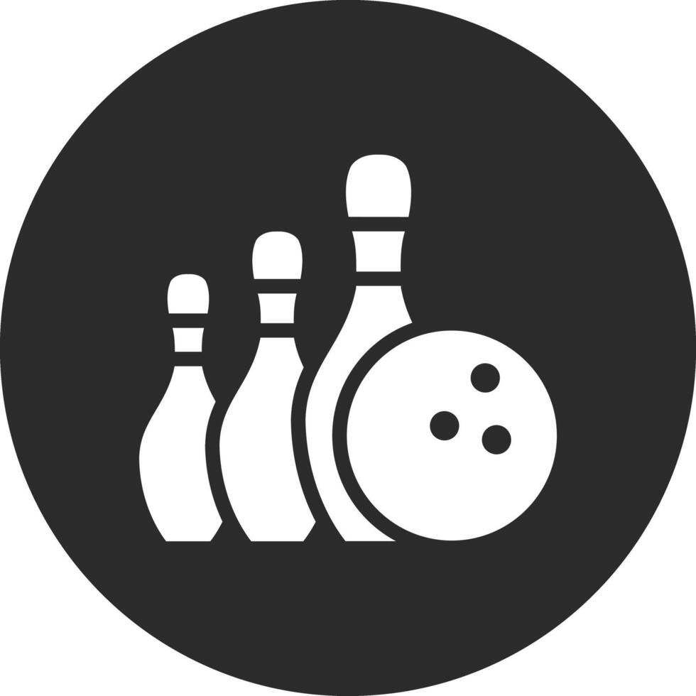 Bowling-Vektor-Symbol vektor