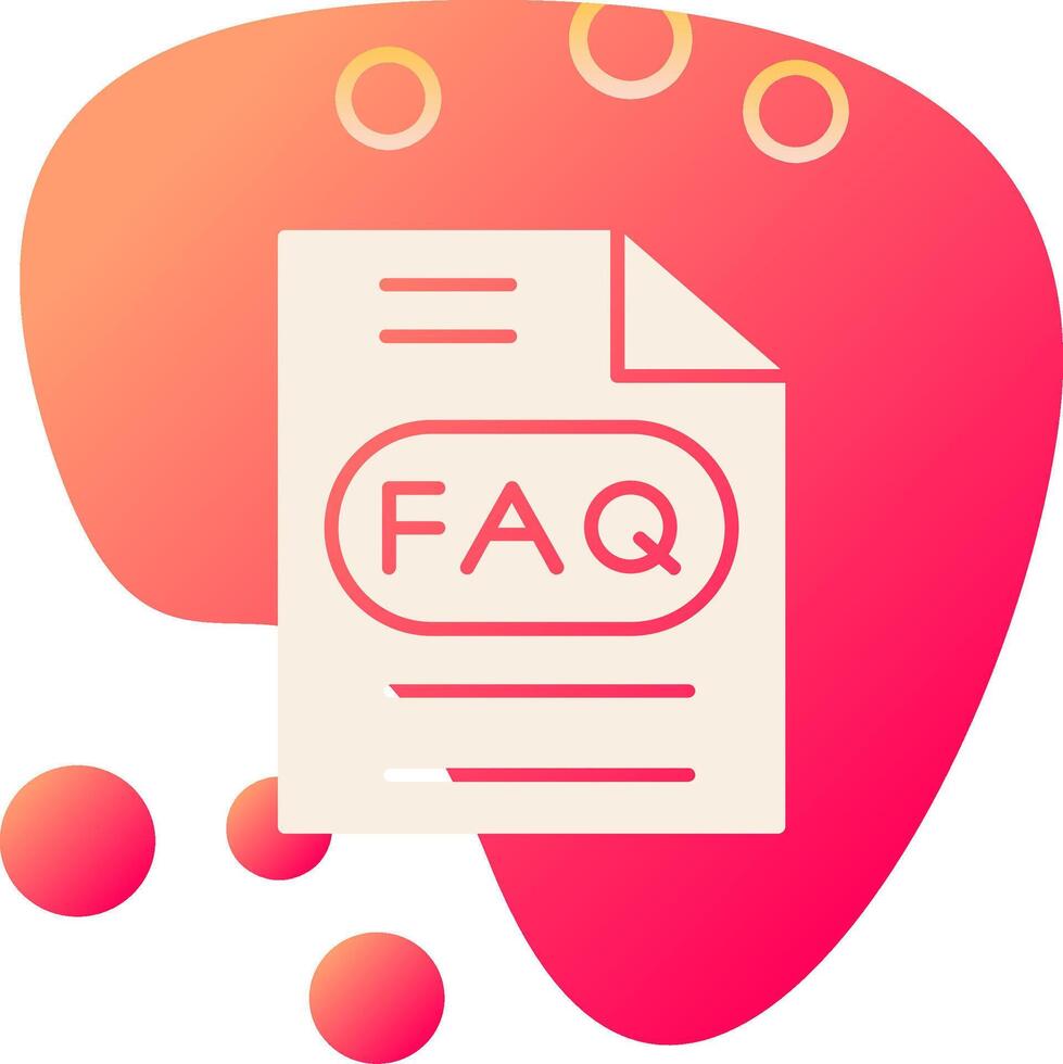 FAQ-Vektorsymbol vektor