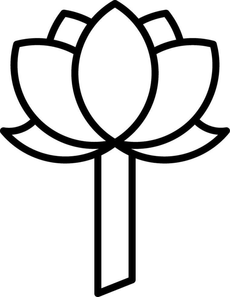 Lotus-Vektor-Symbol vektor