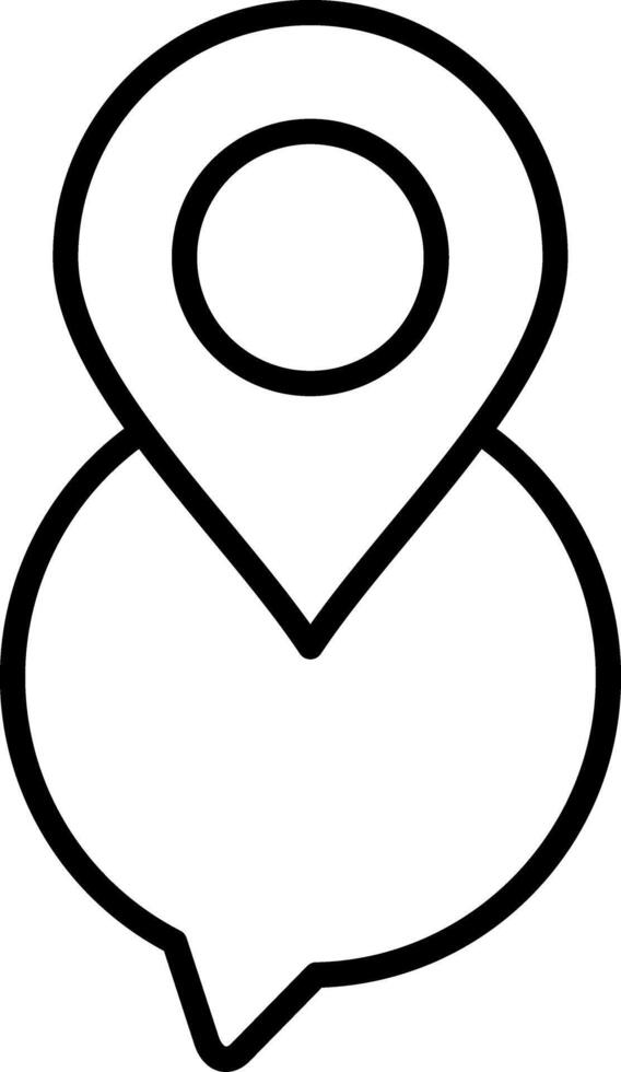 Plaudern Stift Vektor Symbol