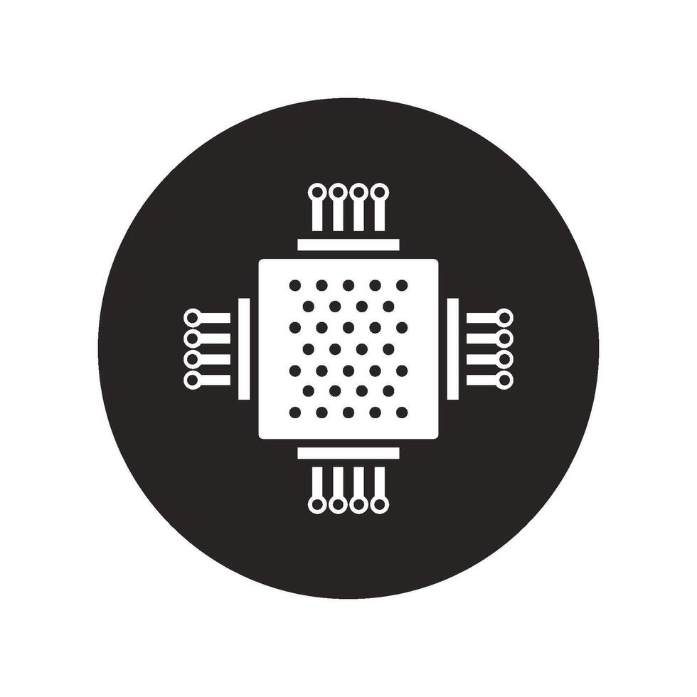 Mikrochip Symbol Vektor