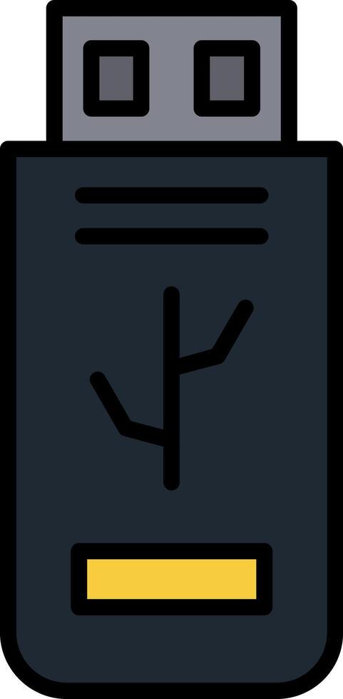 Blitz Platte Vektor Symbol