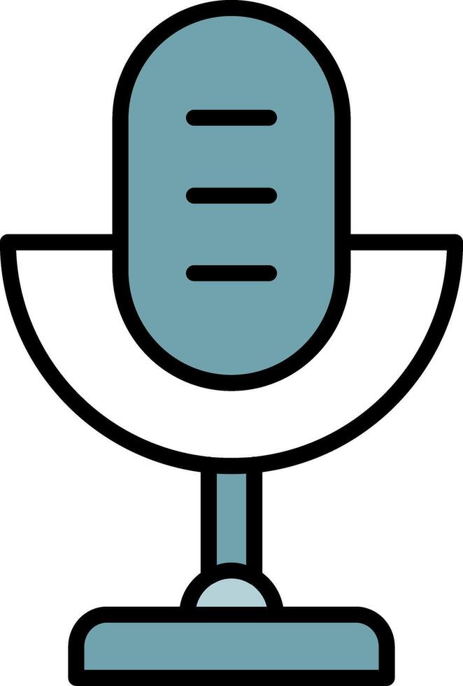 Mikrofon-Vektor-Symbol vektor