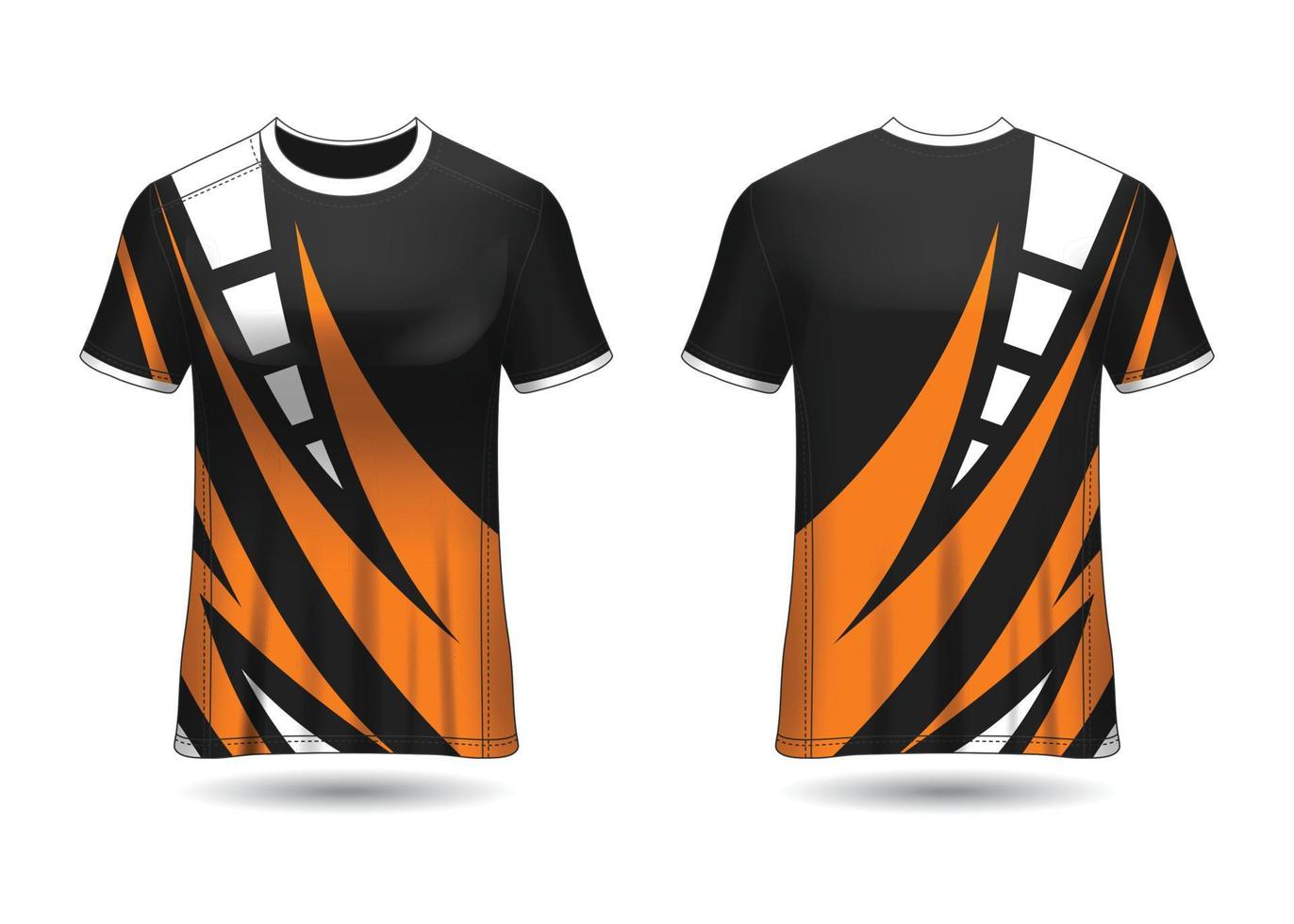 T-Shirt-Sport-Design. Renntrikot Vektor