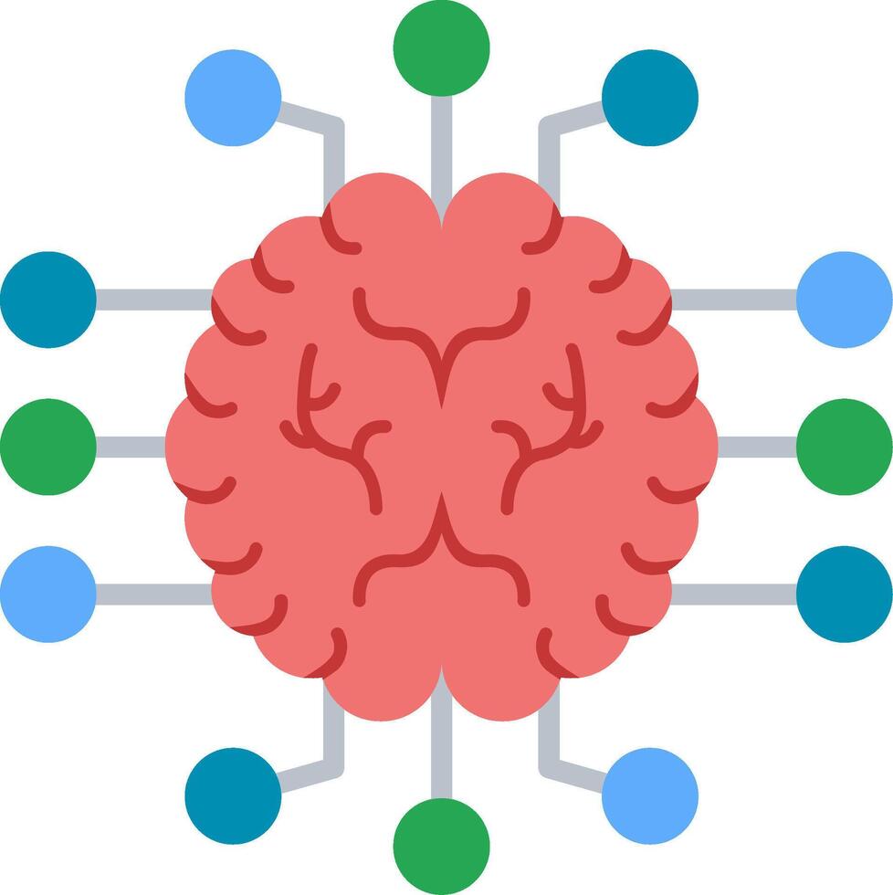 Vektorsymbol für künstliche Intelligenz vektor