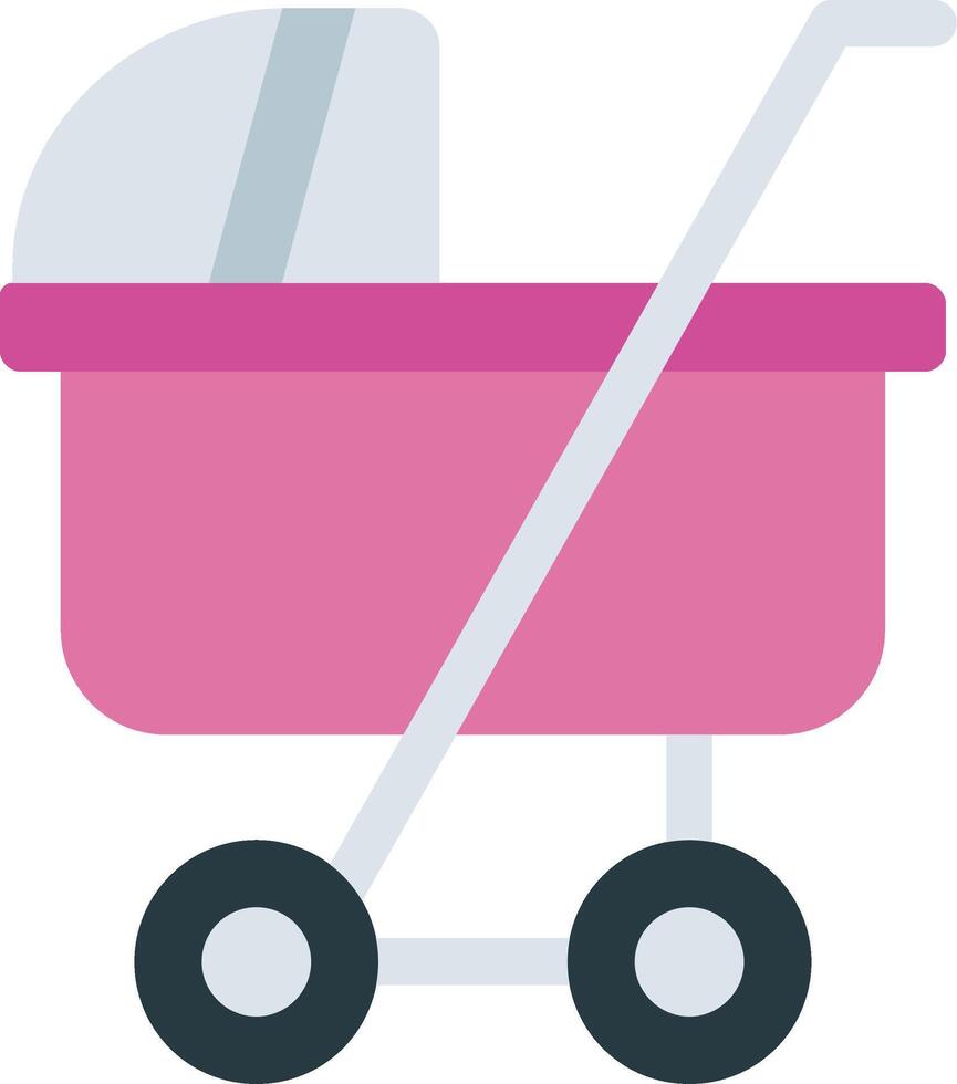 Kinderwagen-Vektor-Symbol vektor