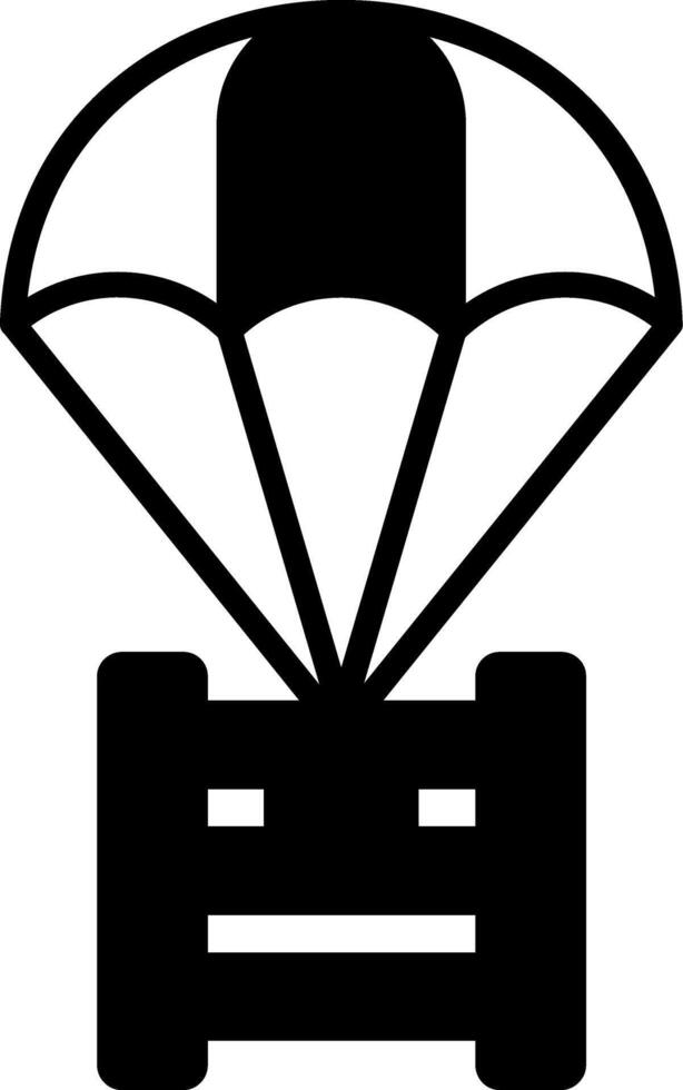 Fallschirm-Vektor-Symbol vektor