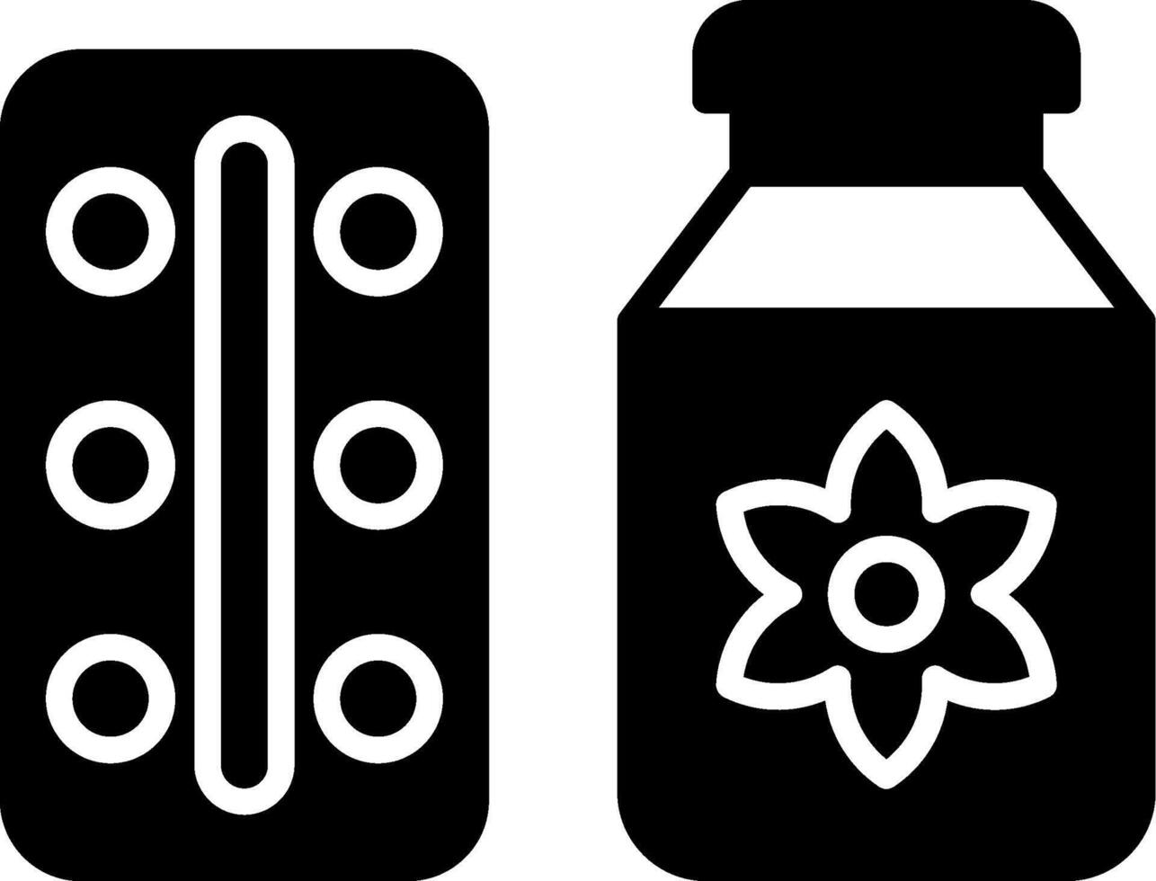 Phytotherapie Vektor Symbol