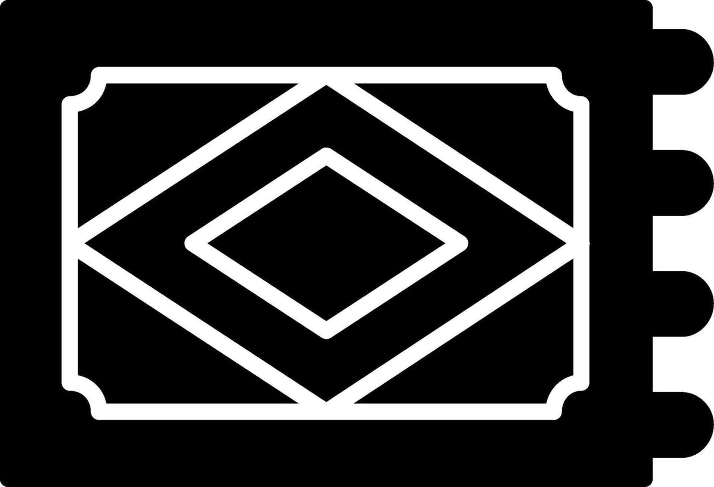 Teppich-Vektor-Symbol vektor