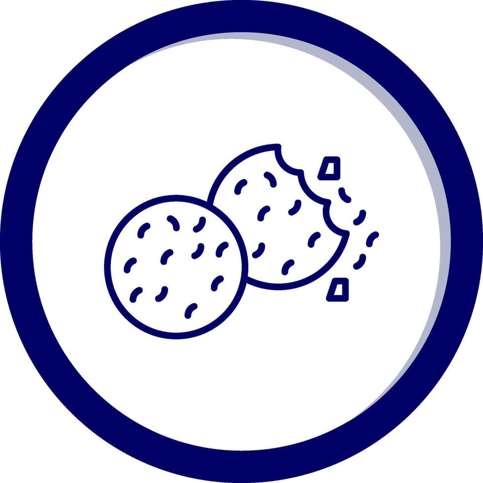 Cookies-Vektor-Symbol vektor