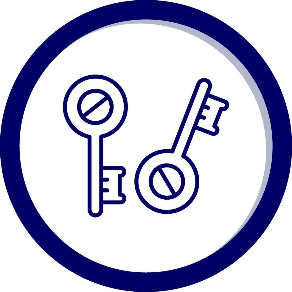 Hausschlüssel-Vektorsymbol vektor
