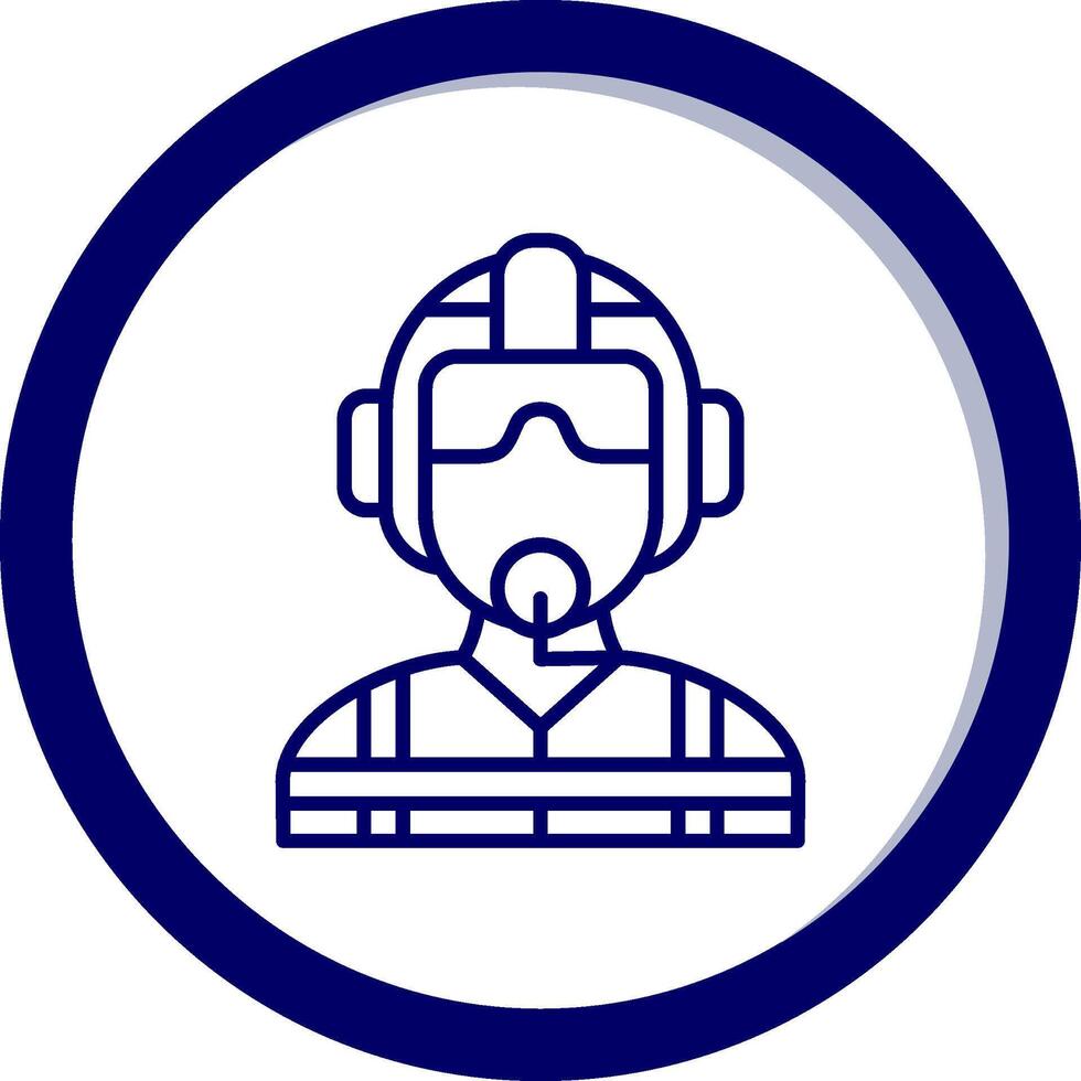 Pilot-Vektor-Symbol vektor