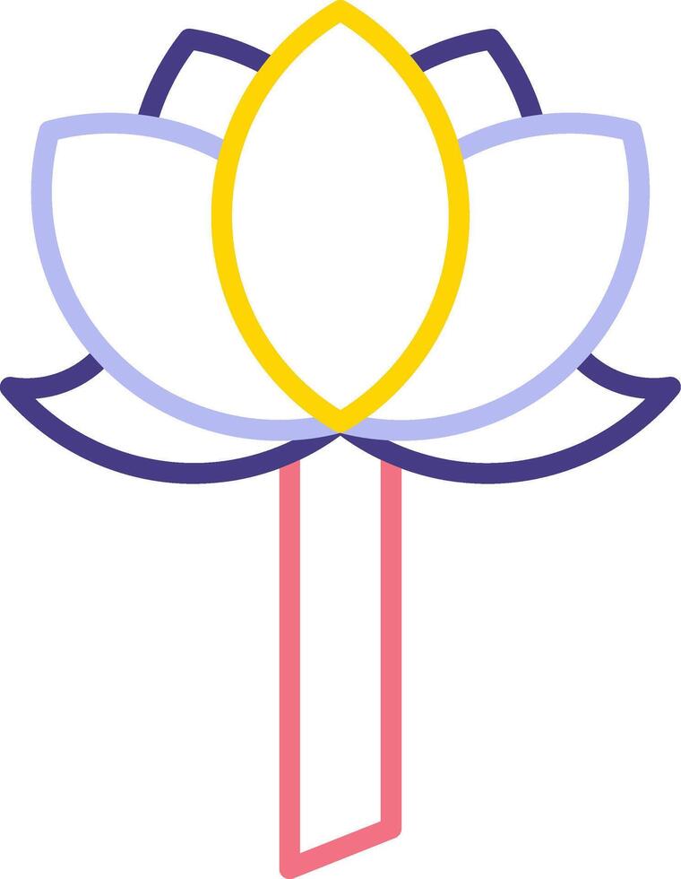 Lotus-Vektor-Symbol vektor