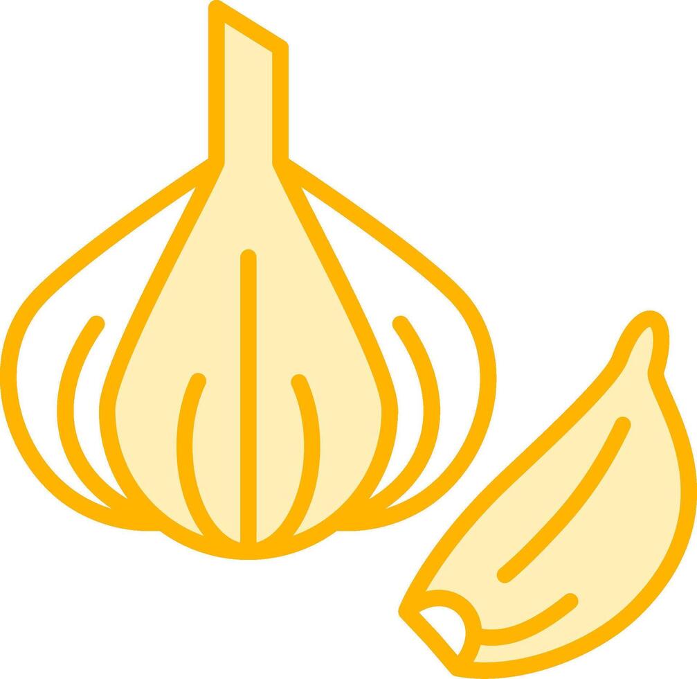 Knoblauch-Vektor-Symbol vektor