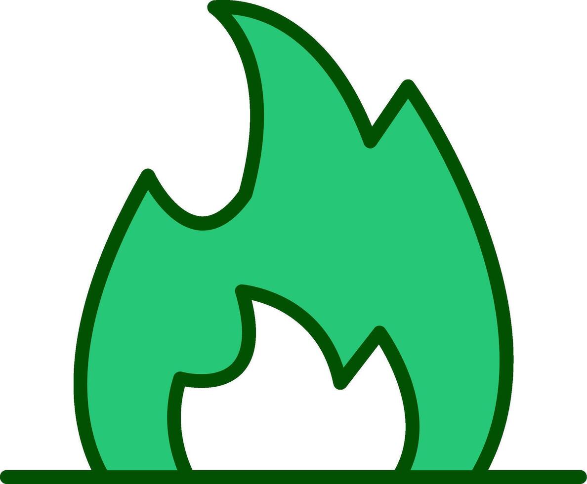 Symbol für Feuervektor vektor