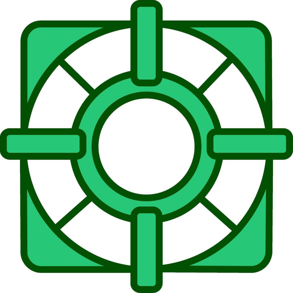 Rettungsring-Vektor-Symbol vektor