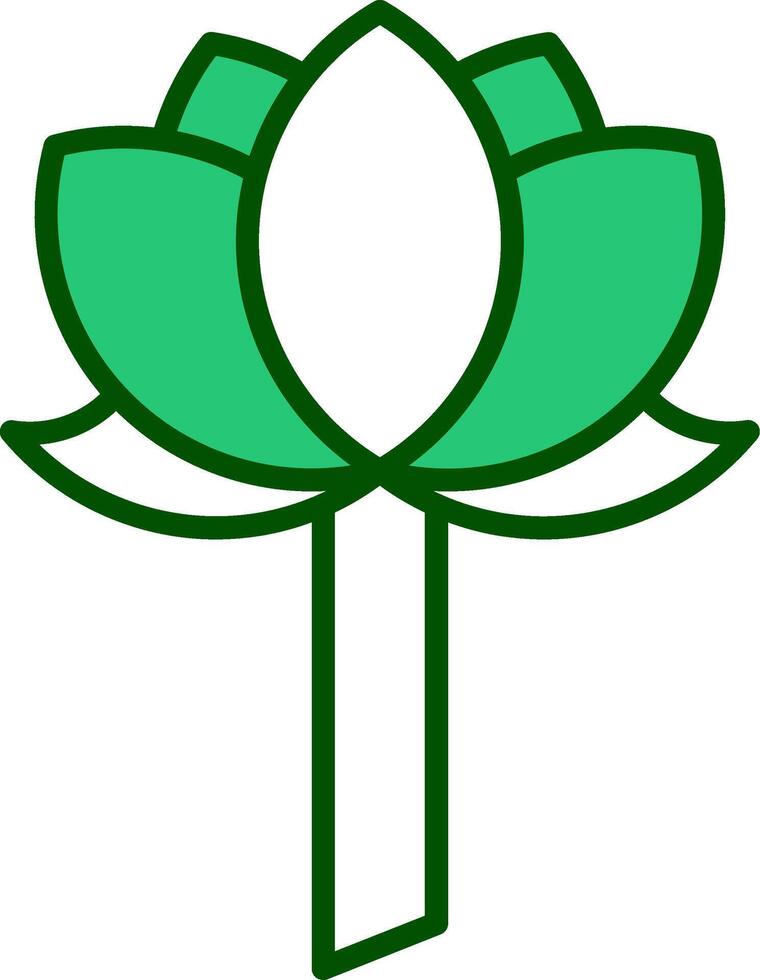 Lotus-Vektor-Symbol vektor