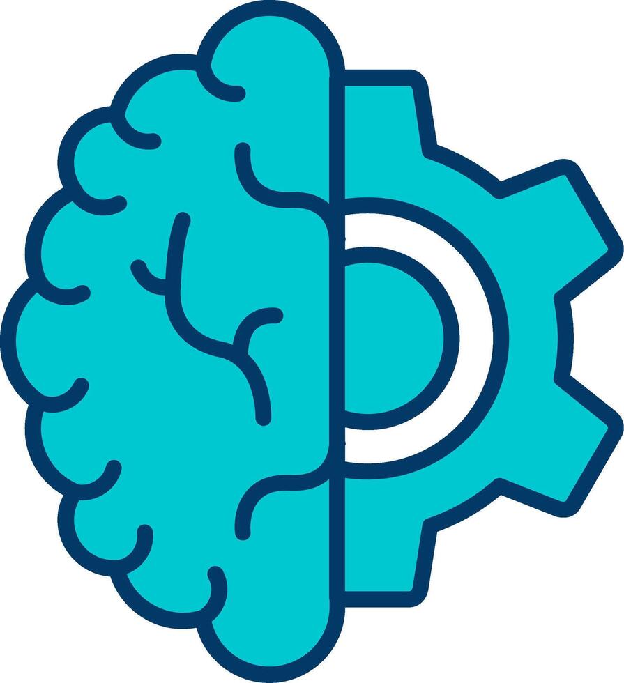 Gehirn-Vektor-Symbol vektor