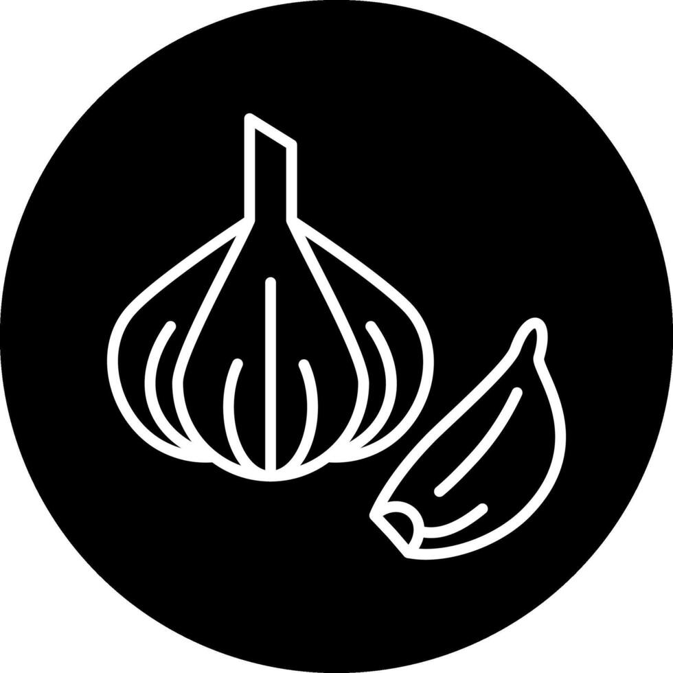 Knoblauch-Vektor-Symbol vektor