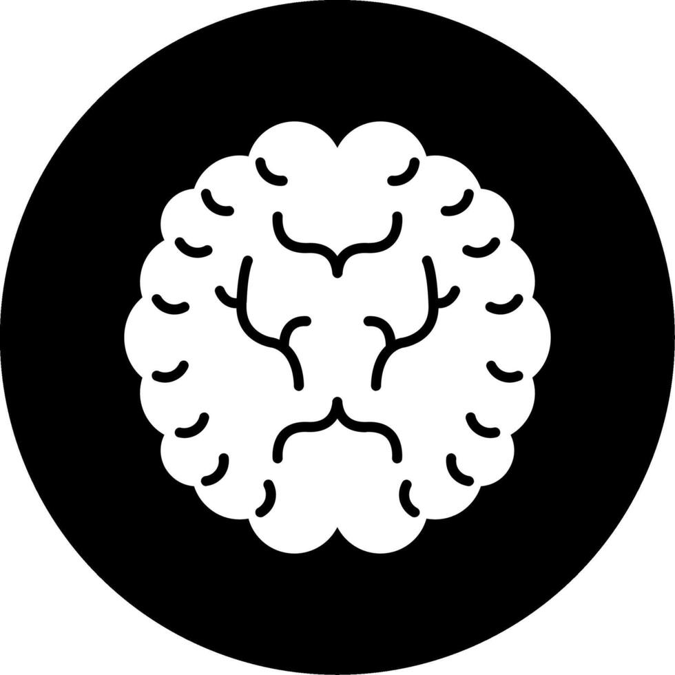 mänsklig hjärna vektor ikon