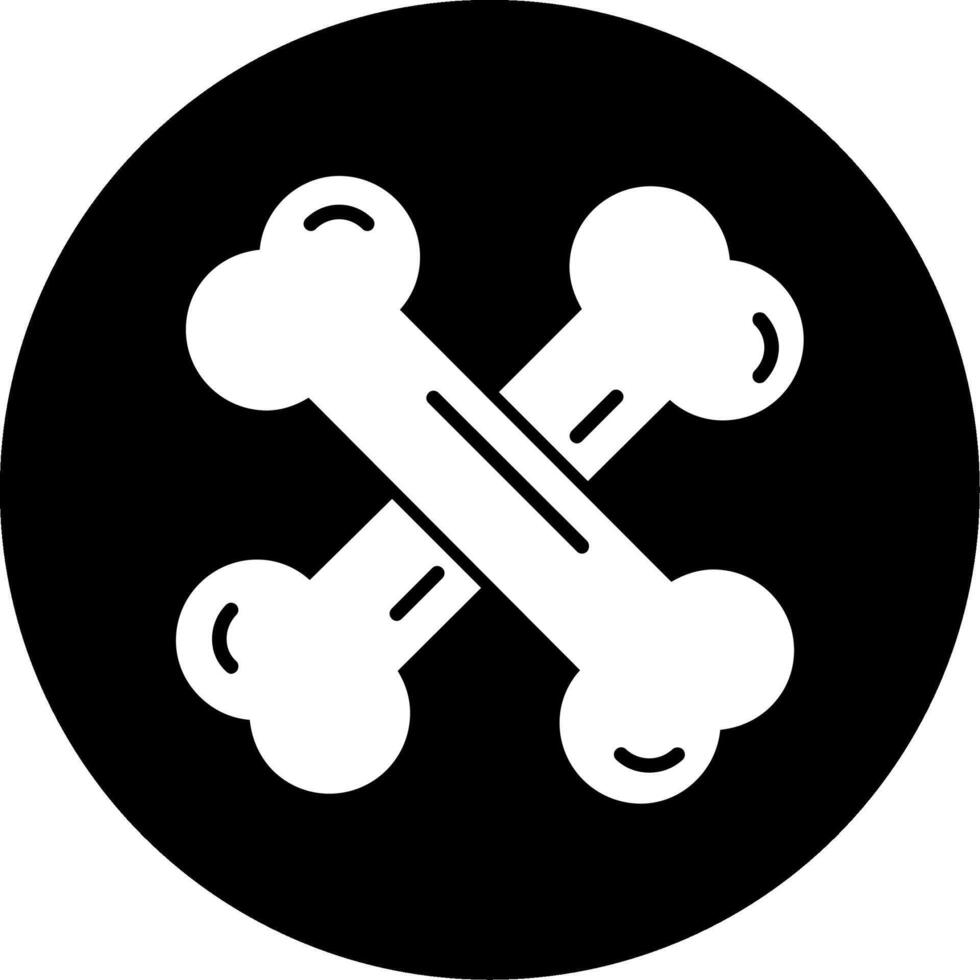 Knochen-Vektor-Symbol vektor