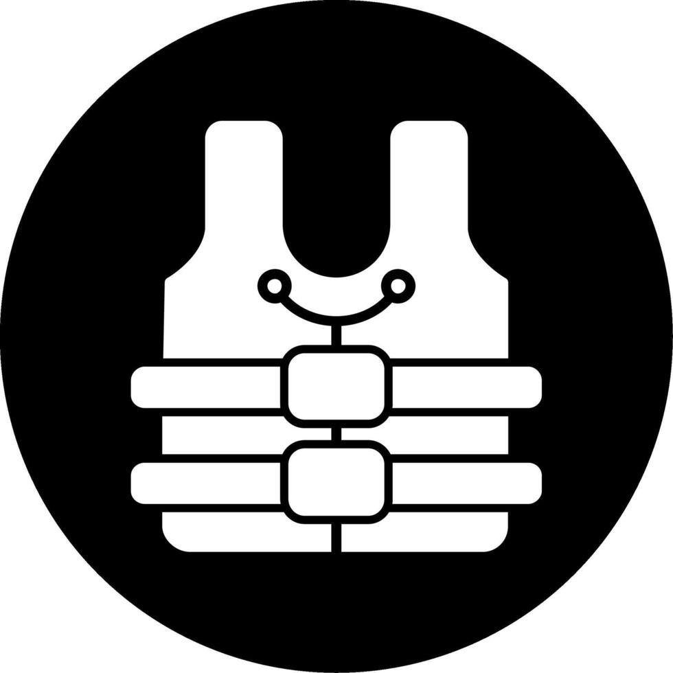 Schwimmweste-Vektor-Symbol vektor