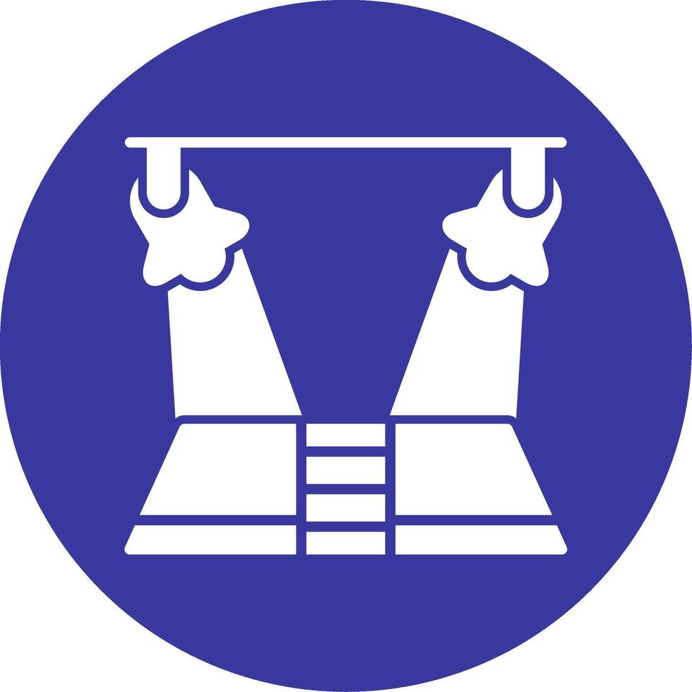 Bühne Beleuchtung Vektor Symbol