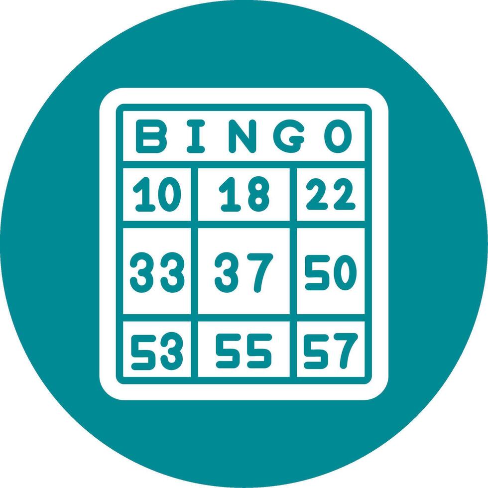 Bingo-Vektor-Symbol vektor