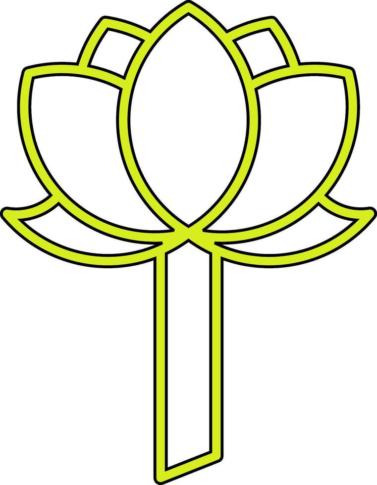 Lotus-Vektor-Symbol vektor