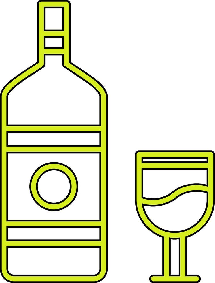 alkoholisch trinken Vektor Symbol