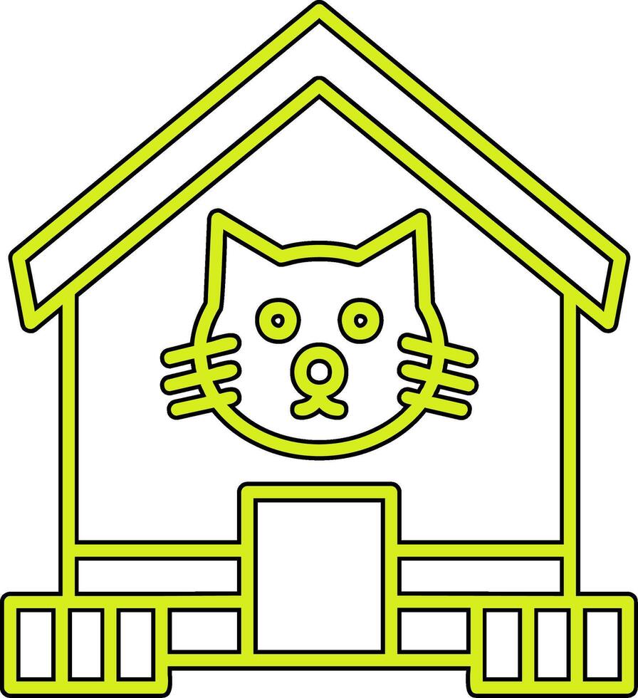 Haustier Haus Vektor Symbol