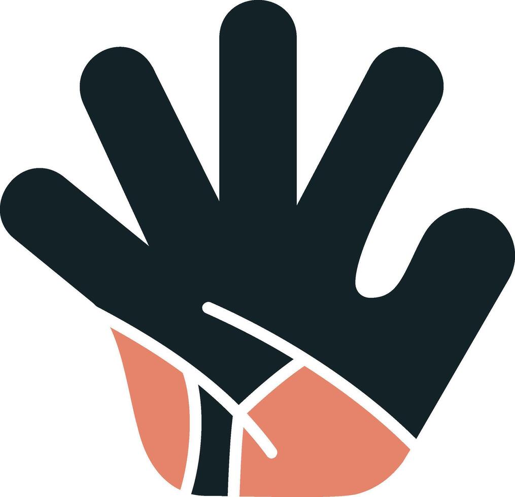 Hand-Vektor-Symbol vektor