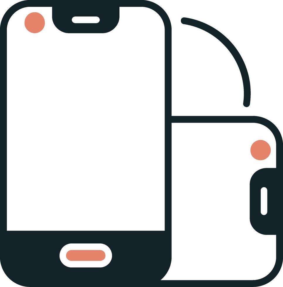 faltbar Smartphone Vektor Symbol