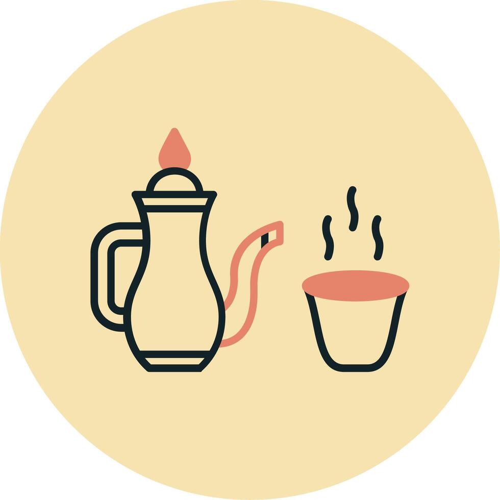 Arabisch Kaffee Vektor Symbol