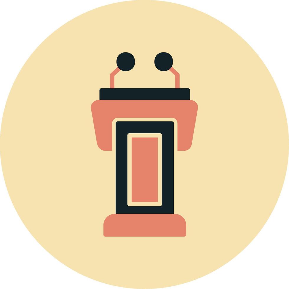 Podium-Vektor-Symbol vektor