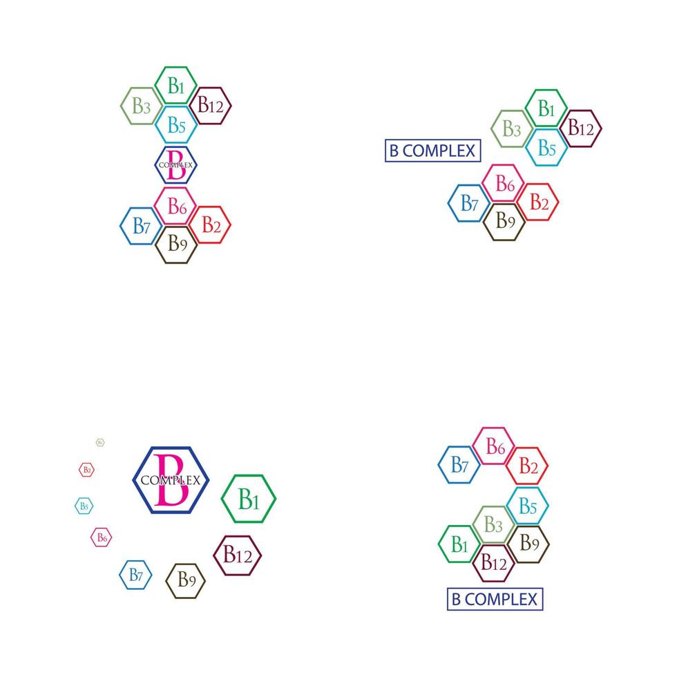 b komplex vektor ikon illustration designmall