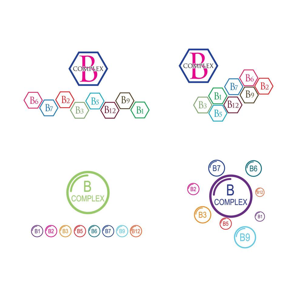 b komplex vektor ikon illustration designmall