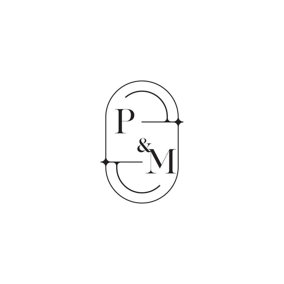 Uhr Linie einfach Initiale Konzept mit hoch Qualität Logo Design vektor
