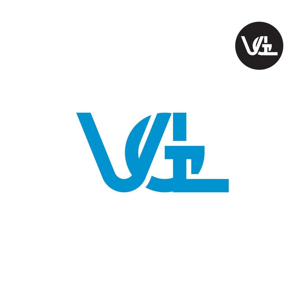 Brief vgl Monogramm Logo Design vektor