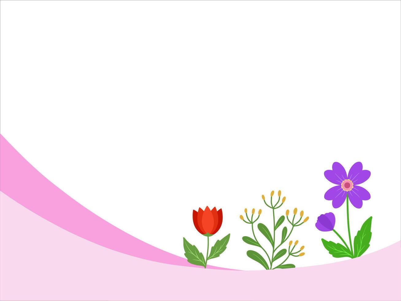 Valentinstag Hintergrund mit Blume Illustration vektor