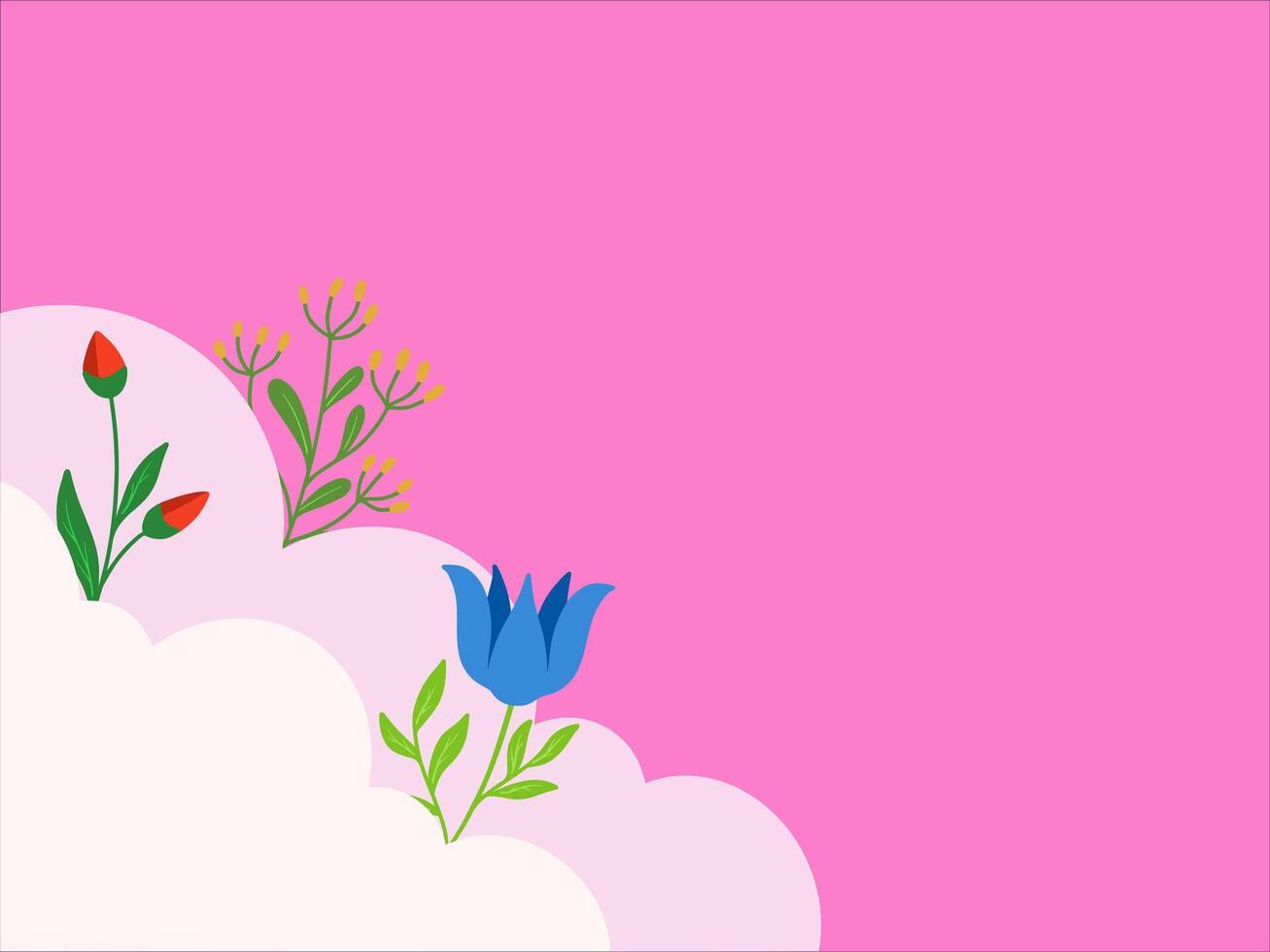 Blume Hintergrund Valentinsgrüße Tag Illustration vektor