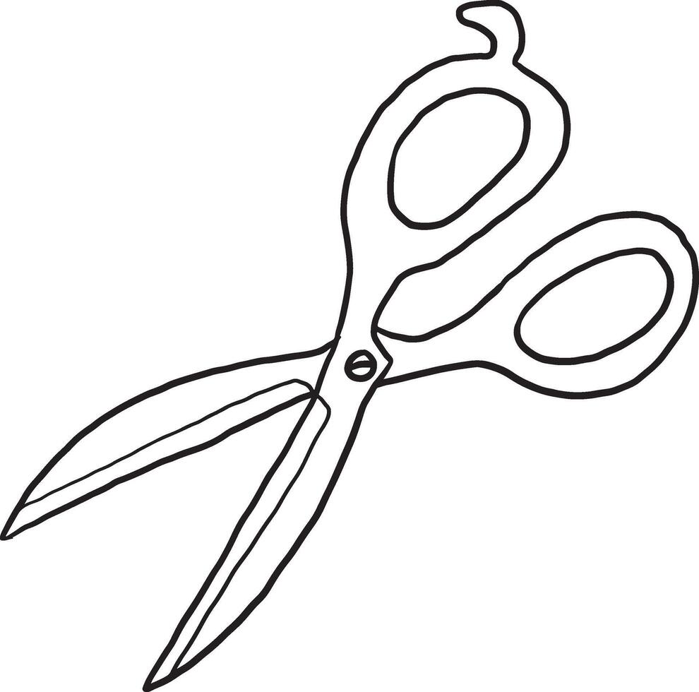 Haarschnitt skizzieren Gekritzel rostfrei Etikette vektor